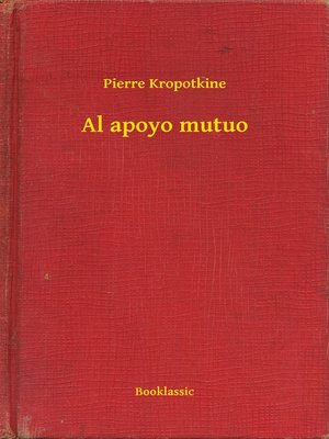 cover image of Al apoyo mutuo